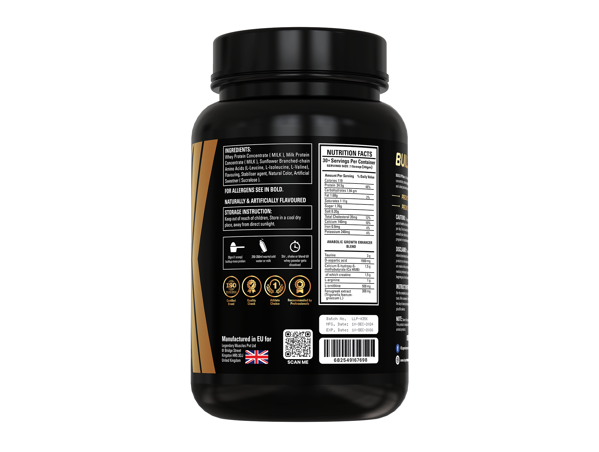BUILD UP MASS - Anabolic Growth Enhancer - Image 2